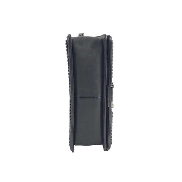 Black Quilted Calfskin Leather Paris-Salzburg Medium Boy Top Handle Bag W/RHW - Picture 7 of 16